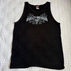 Harley-Davidson Black Sleeveless Shirt